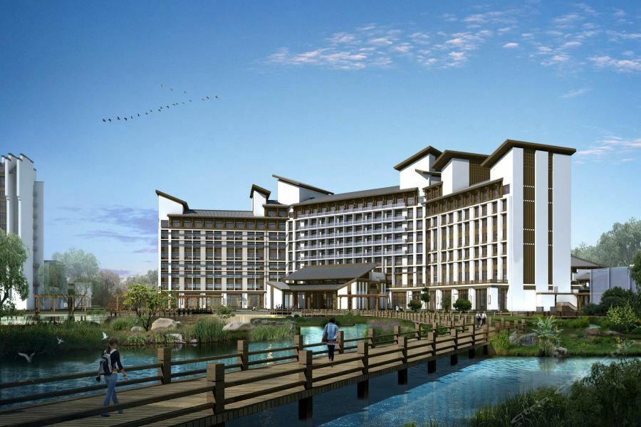 Wanda Realm Hefei Hotel Chaohu Bagian luar foto