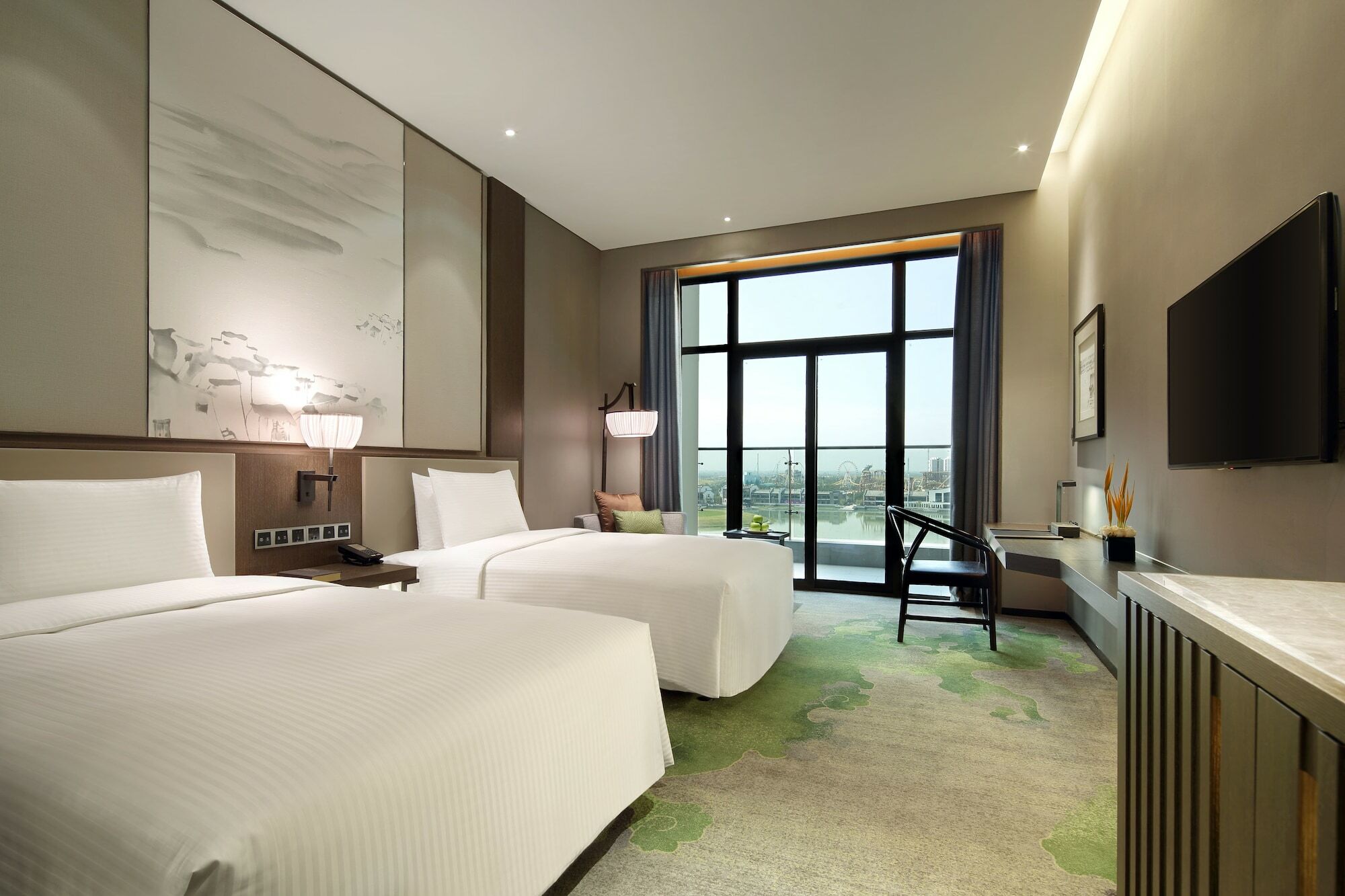 Wanda Realm Hefei Hotel Chaohu Bagian luar foto